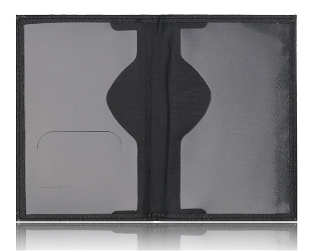 Защитный чехол для паспорта из искусственной кожи мягкий блестящий кошелек