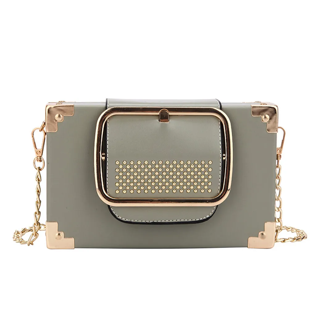 2019 роскошные сумки модные женские Ретро квадратные кожаные через плечо