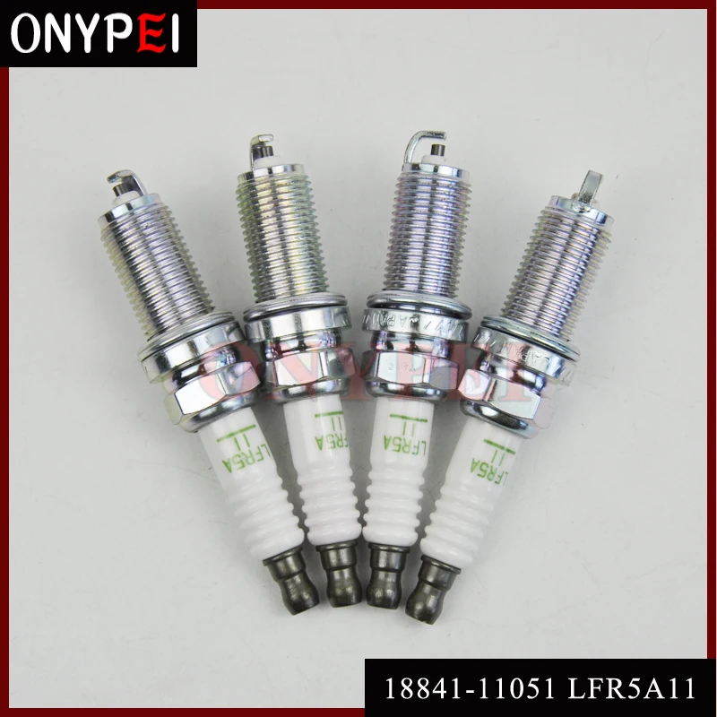

4 шт./лот обычные свечи зажигания 18841-11051 LFR5A11 для Hyundai Kia Sorento 2011-2012 2,4 3,5