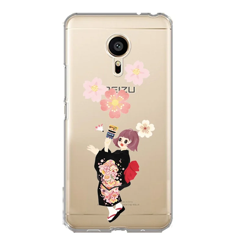 Мягкий прозрачный чехол для телефона из ТПУ с рисунком вишни meilan MX6 pro6 U20 U10 A5 M5 M5S E