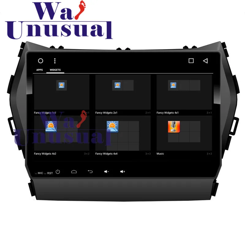 2 din Octa Core 9 дюймов Android 8 1 Автомобильная GPS навигация медиаплеер для Hyundai Santafe 2013