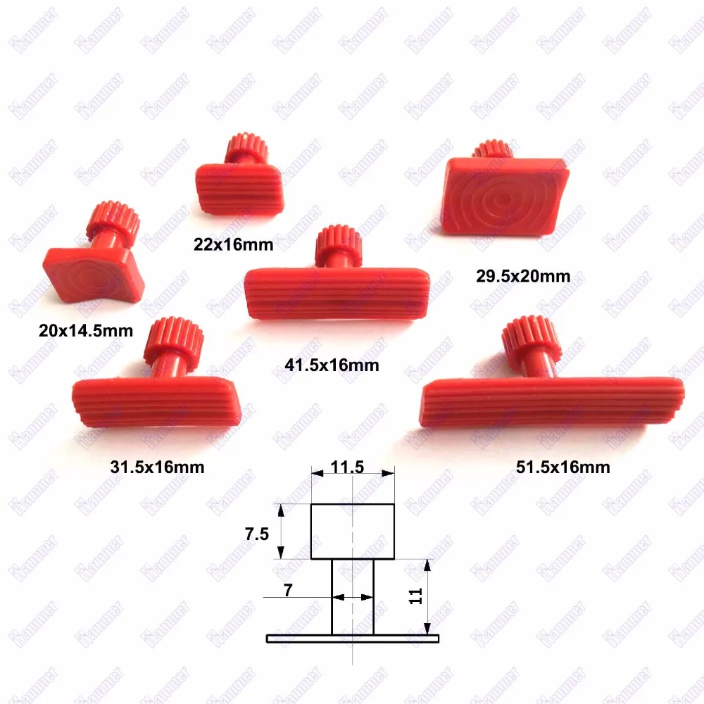 

Paintless Dent Repair Tool Glue Tabs Dent Removal Tools Hail Damage Repair Hand Tool Set Corner Edge Dent