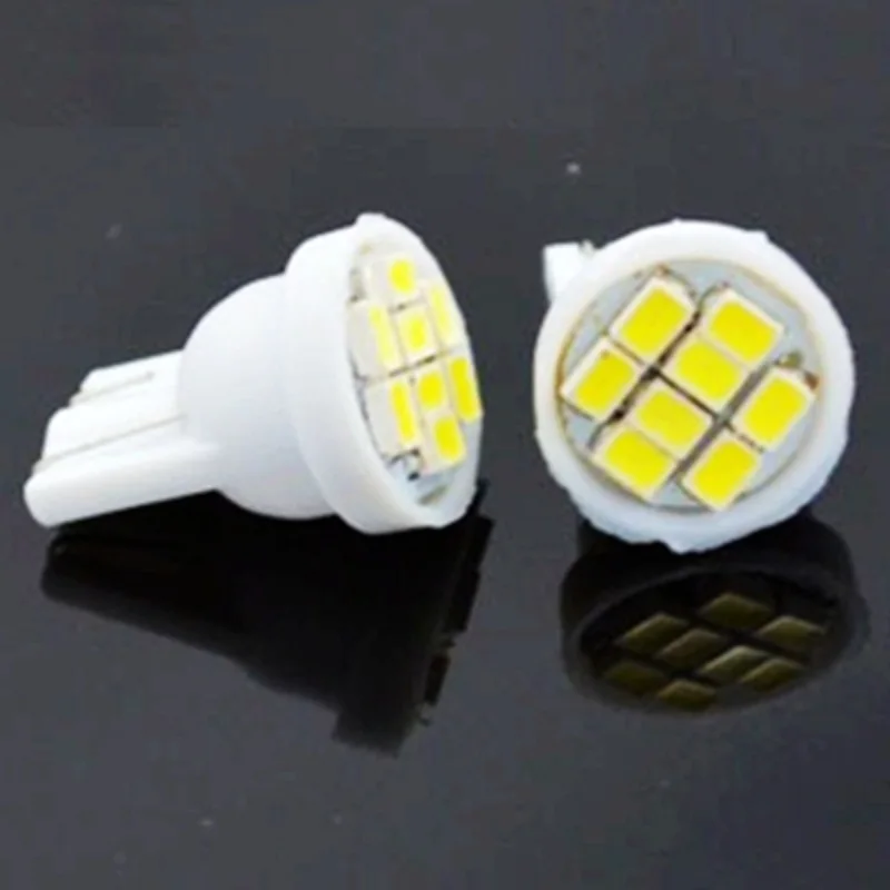 100 шт. T10 1206 3020 8SMD w5w 194 168 192 авто на танкетке 8 светодиодов SMD парковочные габаритные