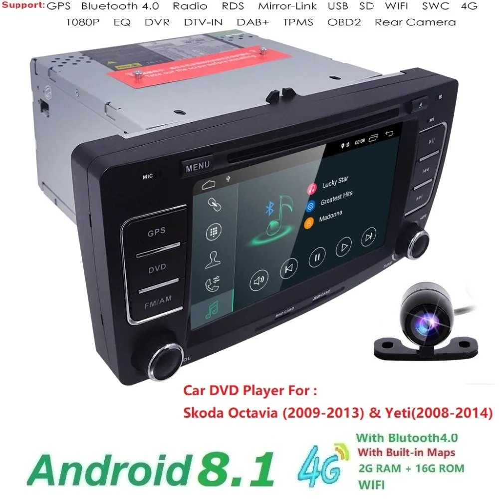 7 ''quadcore Android 8 1 автомобильный DVD gps навигации Autoaudio Радио мультимедийный плеер