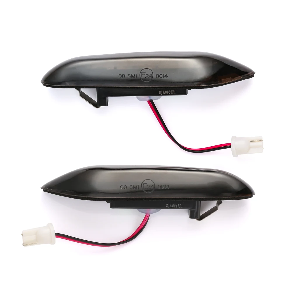 2PCS 16 LED Dynamic Flowing Light For BMW E90 E91 E92 E60 E87 E82 E46 Smoked Side Marker Turn Signal Indicator Car Lights 2021 | Автомобили