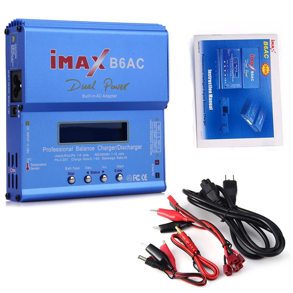 IMAX B6AC Digital AC 80 Вт никель металлогидридные батареи литиевых Батарея баланс