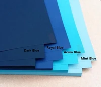 20 sheets size a4 blue matte cardstock thick paper card for scrapbook craft cardmaking 230gsm thickness