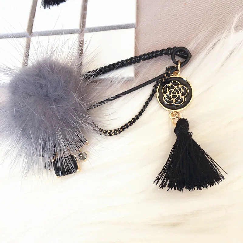 Camellia tassels люксовый бренд Chan CC стиль nel нагрудные булавки и броши брошь ювелирное украшение в виде броши модная женская одежда