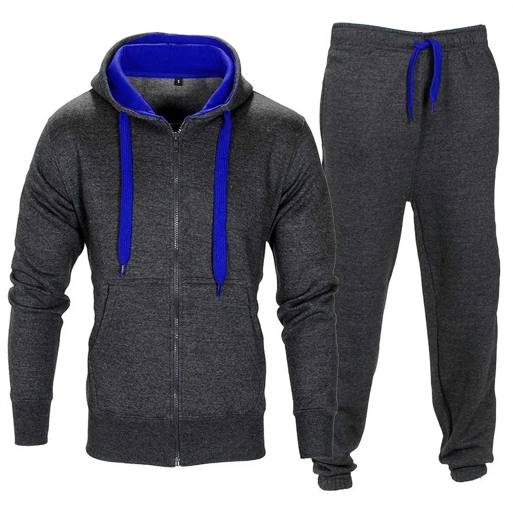 3XL большой размер спортивный костюм для мужчин 2 предмета мужской куртка с