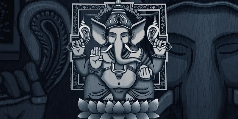 Банное полотенце с принтом Будды мягкое пляжное из микрофибры для лица