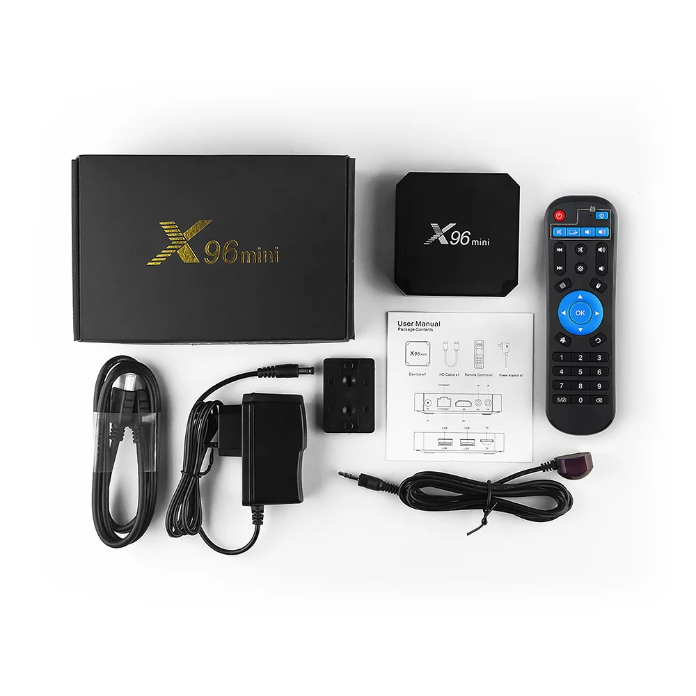 ТВ приставка X96 mini на Android 9 0 IP Арабская испанская 16 ГБ QHD X96MINI Испания Италия