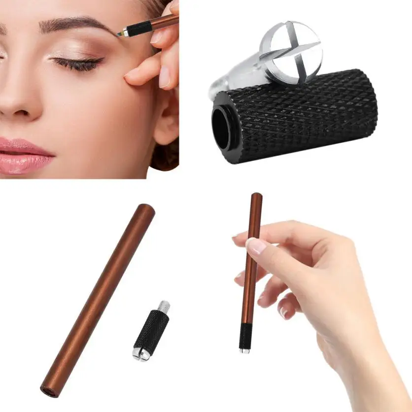 1 шт. Перманентный макияж татуаж для бровей ручная ручка карандаш микроблейдинг