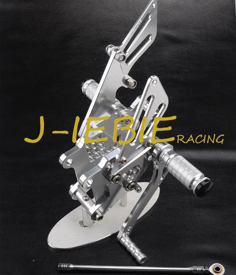 CNC гоночный Rearset Регулируемые задние комплекты подножки подходят для Кавасаки