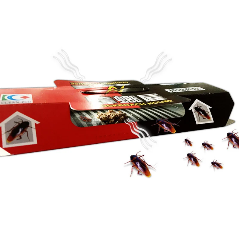 5pcs/set Toxic Effects Board Sticky Cockroach Roach Motel Traps Lure Imports Tablets Than Drug Safety | Дом и сад