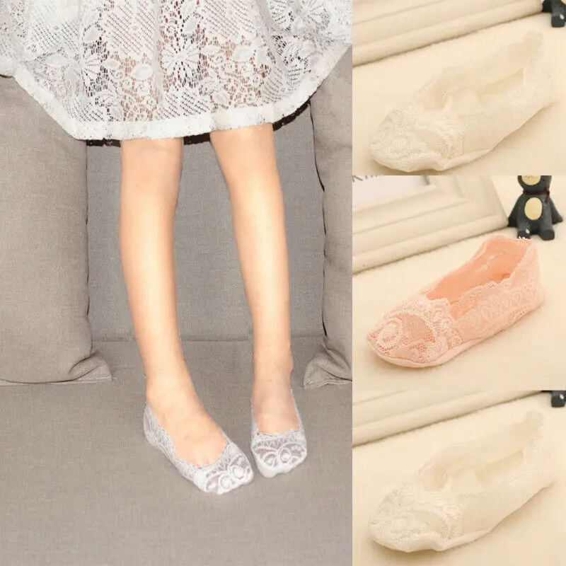 1 пара Ретро стиль для девочек кружево цветы оборки лодыжки хлопок принцесса