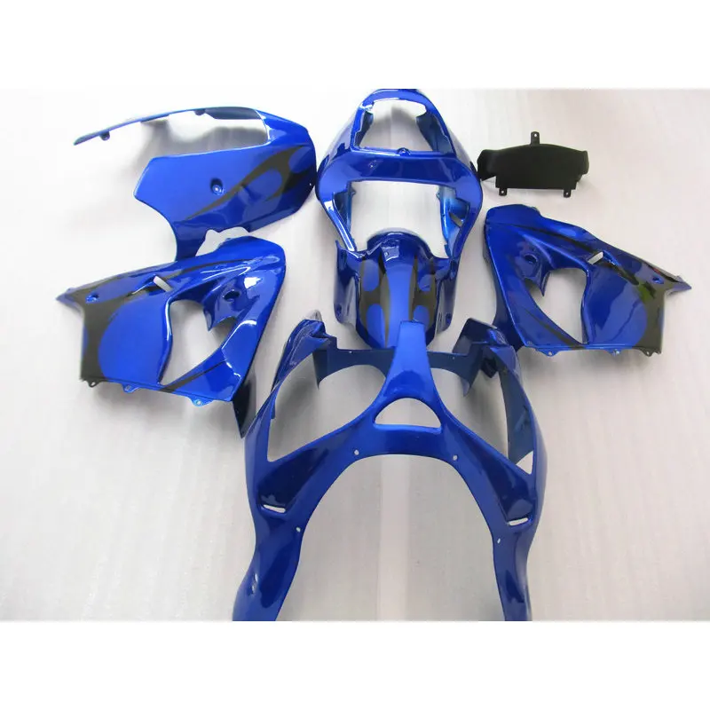 

High quality full set fairing kits for Kawasaki ZX9R 02 03 blue black racing road Fairings bodywork Ninja ZX-9R 2002 2003 YH20