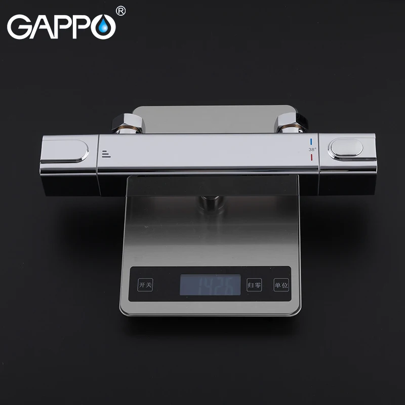 

GAPPO Shower Faucets mixer thermostat taps thermostatic mixing valve bath shower for bathroom brass chrome faucet shower