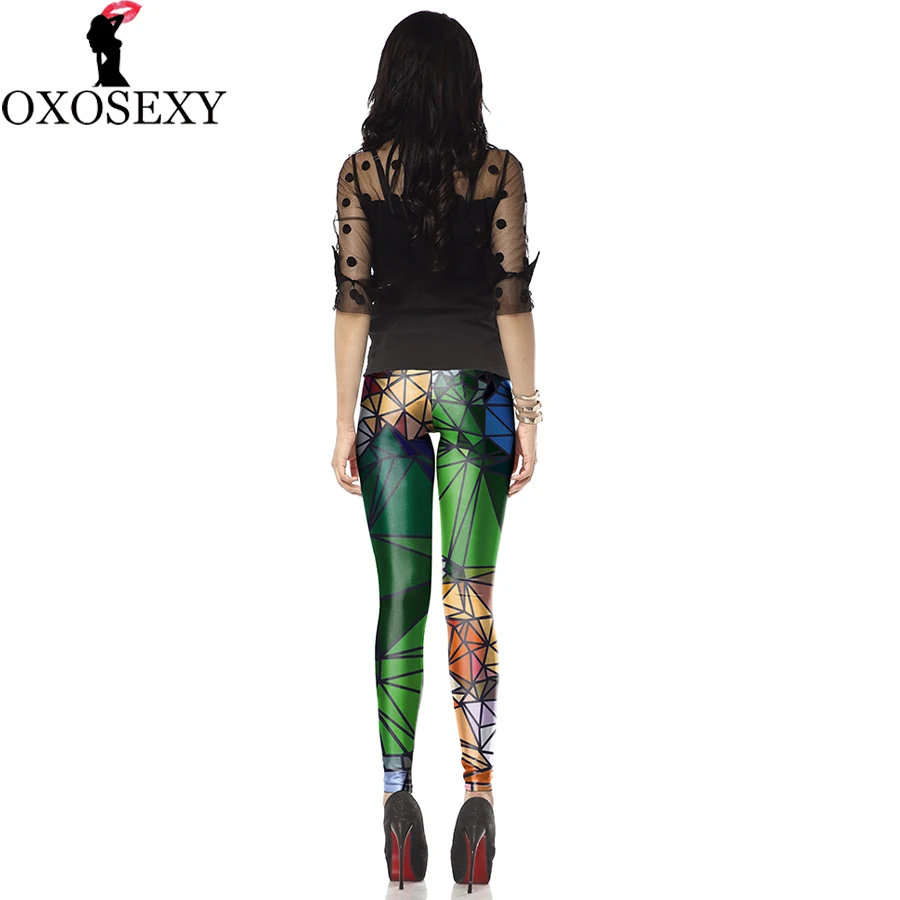 

Summer Autumn Sexy Legging high waist legins Geometric Boho Art leggins Printed Women leggings fitness Woman Pants trousers 090