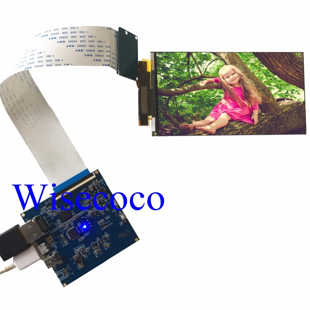 4K 5 дюймовый ЖК экран 2160x3840 запчасти для 3D принтера дисплей Wanhao D7 проект сделай