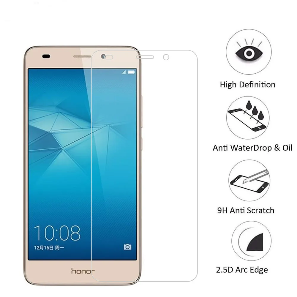 2 шт Защитное стекло для Honor 5a 5c 4c Pro, закаленное стекло для huawei 5a c 4c Pro, защита экрана a5 c5 c4 Pro, защитное стекло