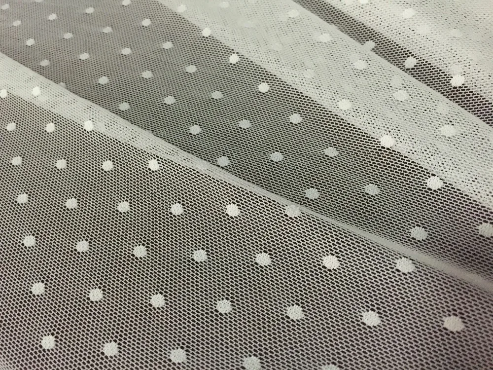 Слоновая кость 150 см ширина 2 ярдов/партия супер мягкий нейлон шикарный