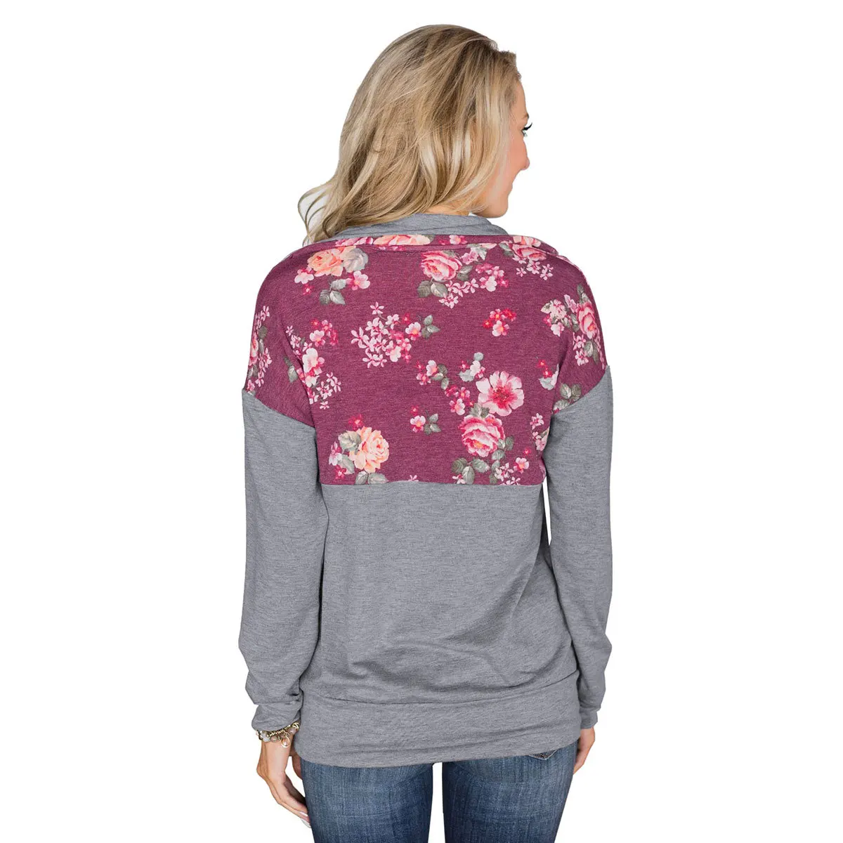 

sweatshirts ladies women hoodies autumn 2018 winter flower fall clothing printed pullovers sweatshirt streetwear hoodies pink