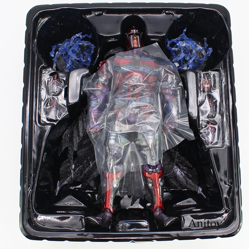 Marvel Universe VARIANT PLAY ARTS KAI MAGNETO ПВХ фигурка Коллекционная модель игрушки 25 см