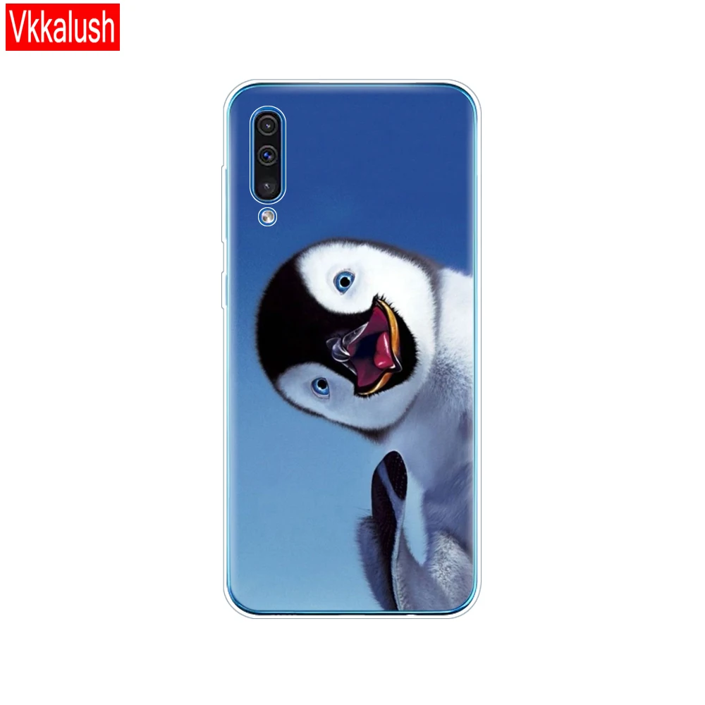 80106 Чехол для samsung Galaxy A50 Чехол Мягкий силиконовый чехол для телефона samsung A50 A505 A505F SM-A505F 6," прозрачный чехол - Цвет: 80106