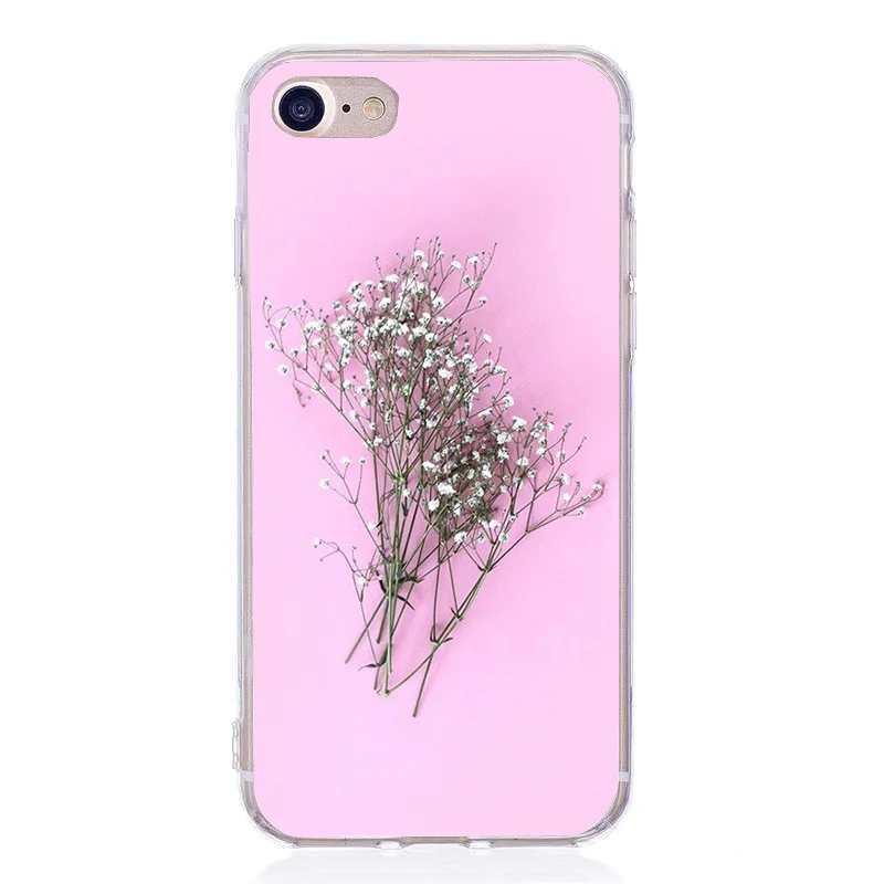 Pink Girly Case for iphone 6 6S X Fundas Women Flamingo Back Cover Coque For 7 8 Plus 5 5S SE Accessories |