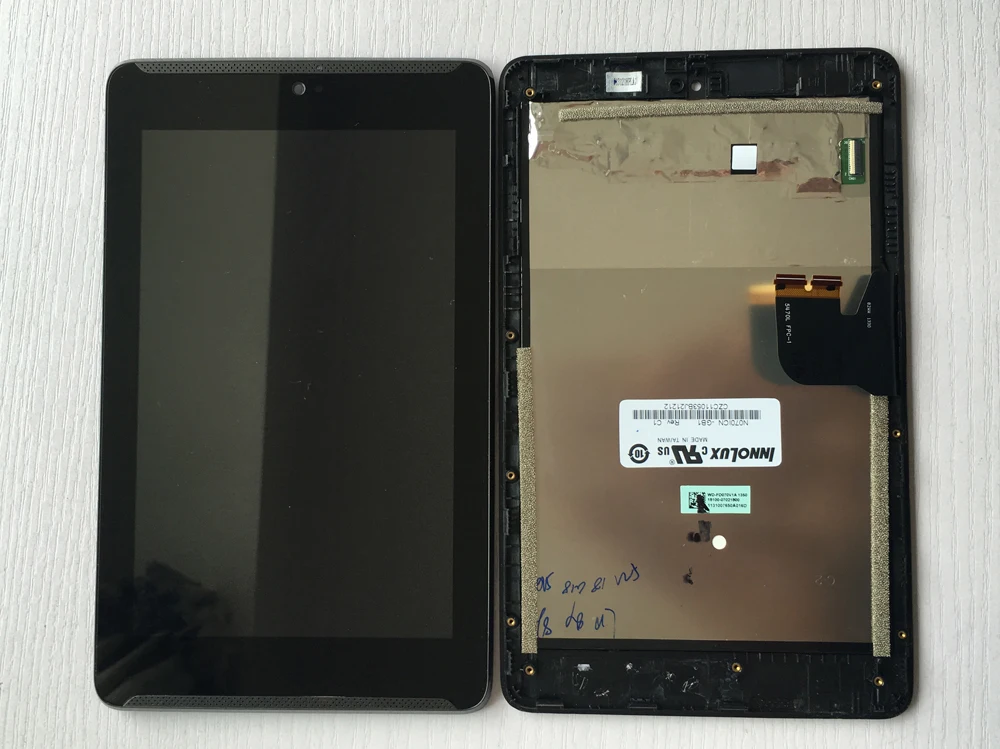 

test good LCD Display Panel Screen + Digitizer Touch Screen Glass Assembly with Frame For Asus Fonepad 7 ME372CG ME372 K00E