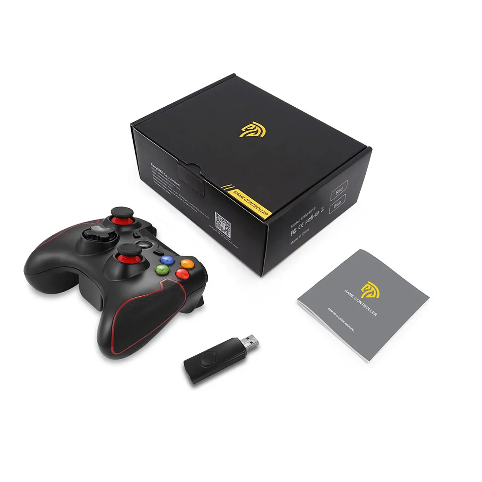 EasySMX ESM-9013 Беспроводной геймпад Джойстик с кнопкой TURBO Контроллер для ПК PS3 ТВ коробки Андроид-смартфона
