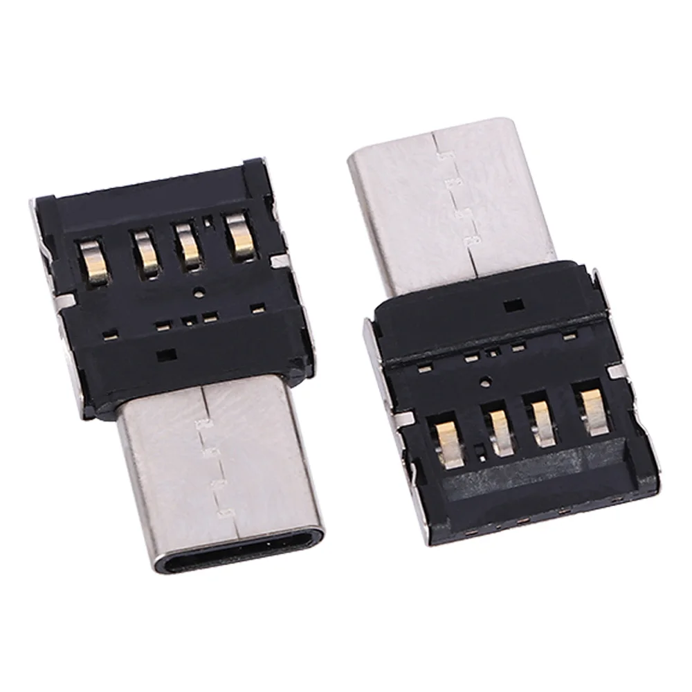 5 шт. мини адаптер Type C с USB 2 0 и OTG для мобильных телефонов планшетов usb кабель флеш