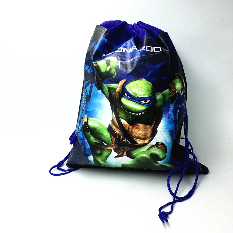 12 шт./лот Микки Drawstring сумки мультфильм печатных строка сзади Kitty школьные