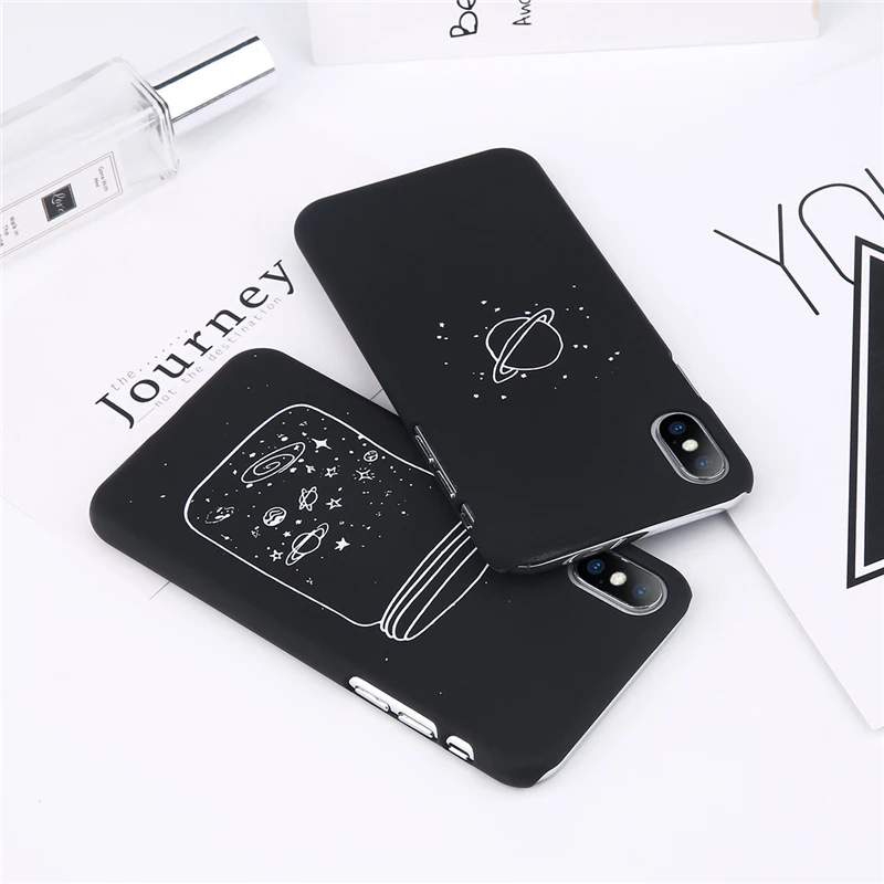 Lovebay чехол для телефона iPhone 6 6s 7 8 Plus X милый мультфильм бутылка желаний планета