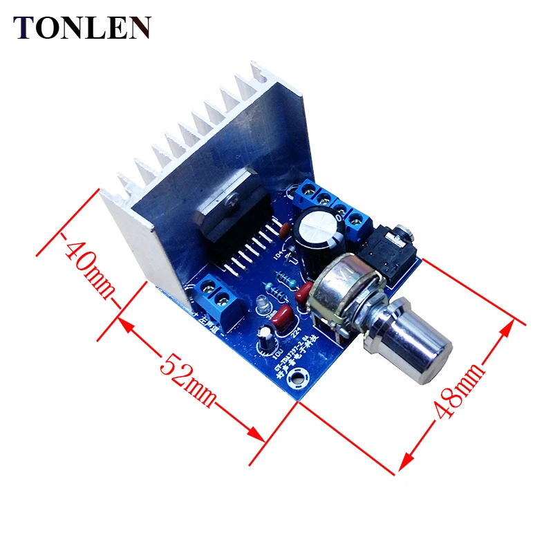 TDA7297 2 0 канальная Плата усилителя 15 Вт * энтузиастов DIY AC DC 12 В автомобильный стерео