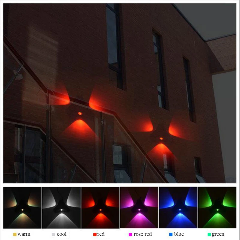 

led Wall Lamp Aluminum waterproof Sconces 9w Bedroom bar coffee shop corridor Aisle Wall Light Decoration
