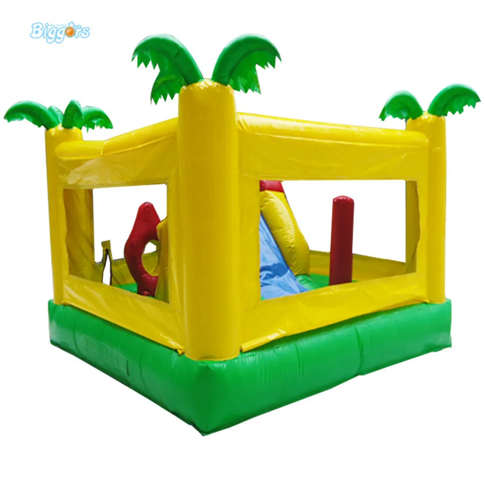 

Commercial Jungle Inflatable Bounce House Bouncy Castle Jumping Castle With Repair Kit And Blowers