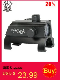 Лидер продаж WALTHER G3 MP5 красный и зеленый точка зрения винтовка 20 мм крепление диапазон страйкбол принадлежности для охоты