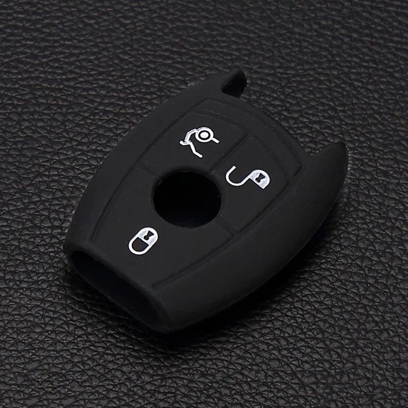 Силиконовый чехол с 3 кнопками для Mercedes benz W203 CLK w211 e200 AMG C180 C E S Class|key fob covers|fob coversilicone