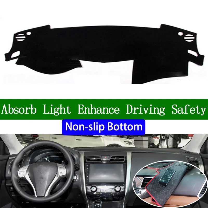 Нескользящие наклейки на нижнюю панель автомобиля для Nissan Teana Altima L33 2013 2014 2015 2016 2017