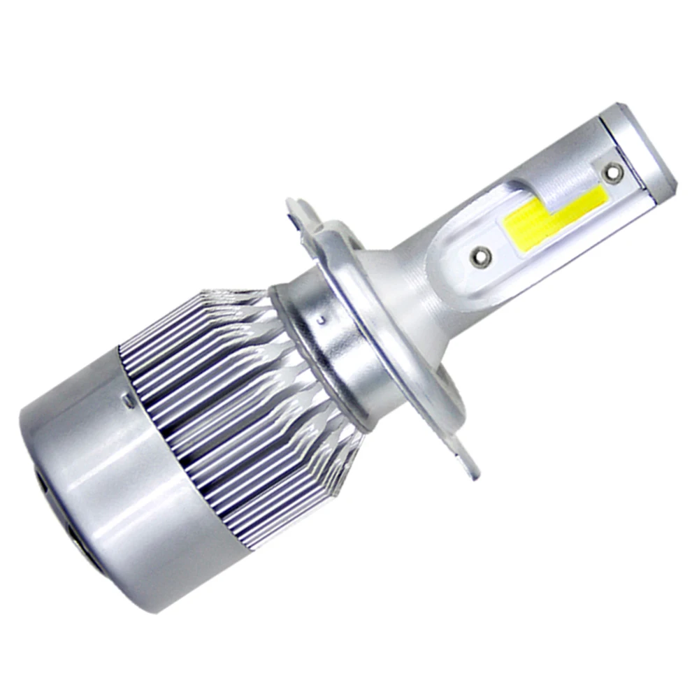 1X H7 9004 9005 H4 Led H4 Автомобильные фары 72 Вт 6000 лм Автомобильные светодиодные лампы Автомобильные фары k LED 12 В Противотуманные фары C6 Автомобильные светодиодные