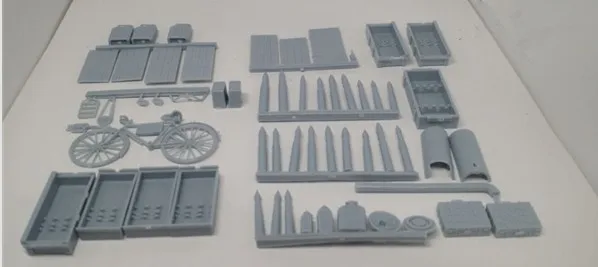 1/35 масштаб WW2 модель сцены АКСЕССУАРЫ велосипеды и другие элементы архитектурный