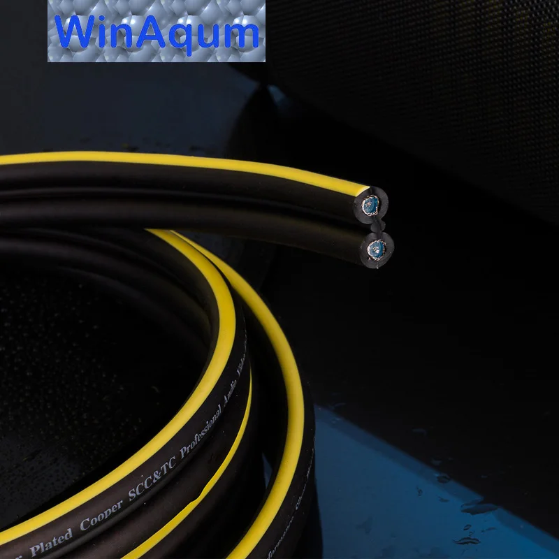 Двухрядный посеребренный медный провод WinAqum коаксиальный аудиокабель для