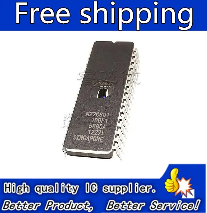 2 шт. M27C801 100F1 27C801 CDIP 32 Бесплатная доставка|Запасные части| |