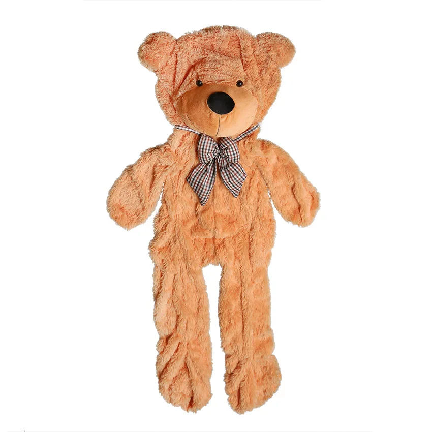 Гигантский плюшевый мишка игрушка пустая оболочка животное медведь кожа на молнии детская кровать спящая