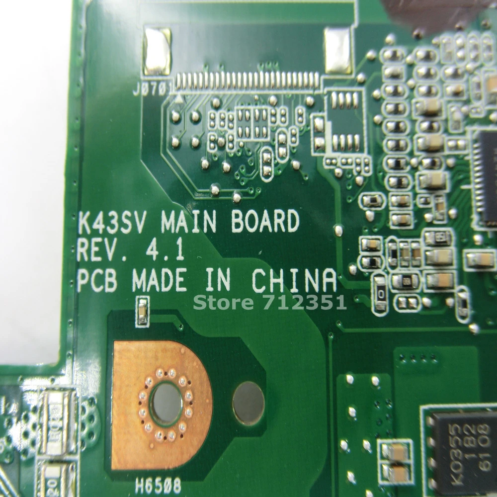 K43SV GT540M 2 Гб HM65 Материнская плата REV 4 1 для Asus A43S X43S K43S K43SJ K43SM материнская ноутбука USB