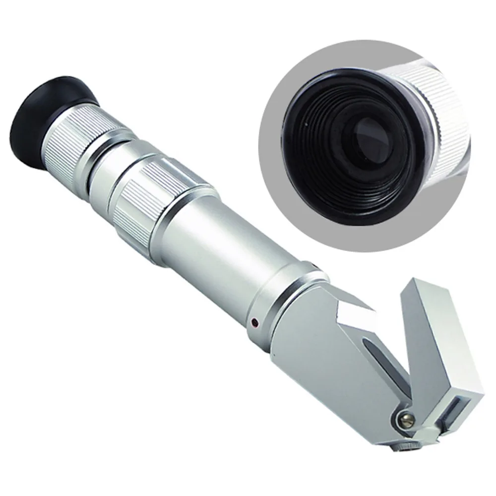 Новый 0 80% широкий диапазон сверхмощный двойной шкаловый рефрактометр сироп Джем