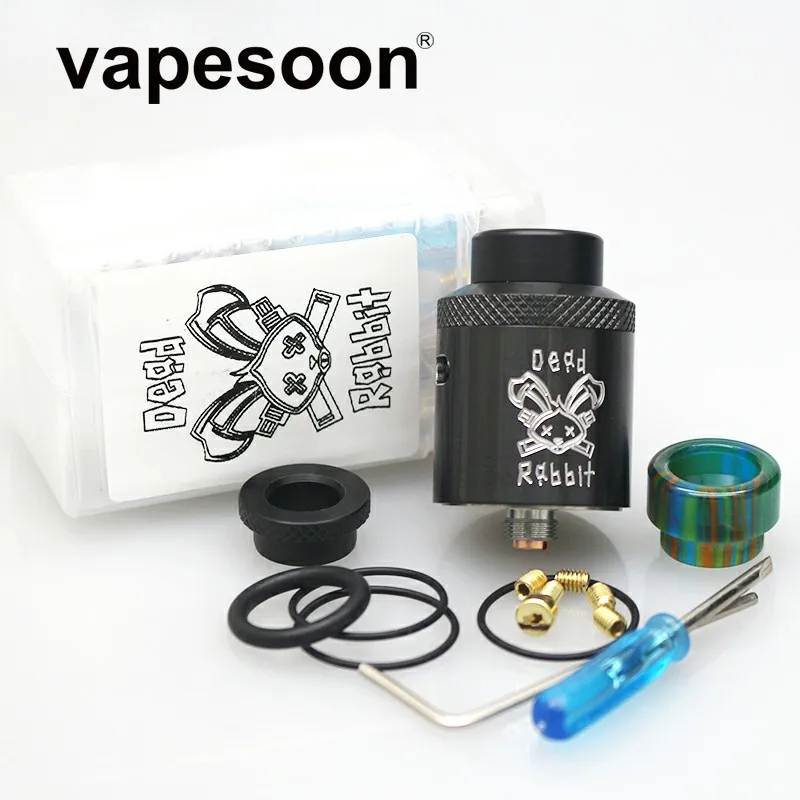 Dead Rabbit BF RDA Atmoizer Tank aluminum поддерживает одинарную/двойную катушку Vape пригодную для
