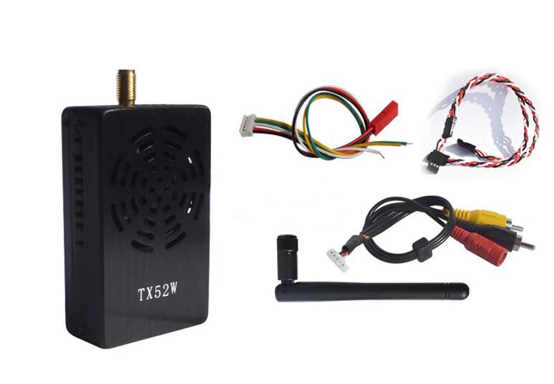 FPV RC модель 5 8G 2000mW передатчик TX52W 2CH видео переключаемый 8CH частота передачи для
