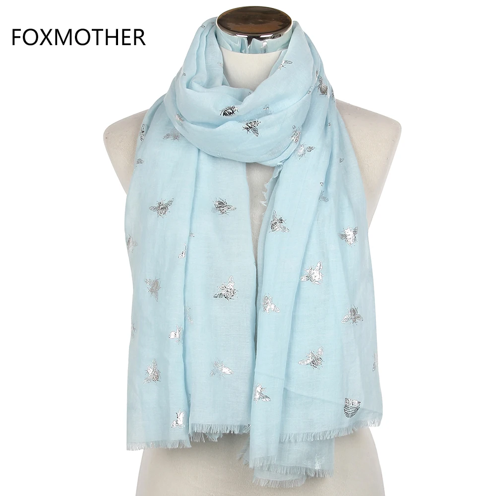 FOXMOTHER новый бренд Модный летний белый синий мятный бронзированный серебряный